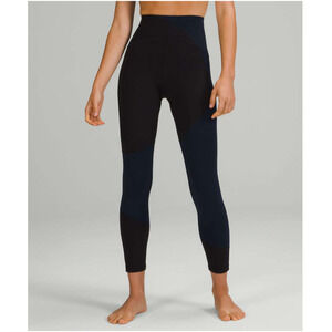 Lululemon Nulu Colour Block Tight True Navy BLK